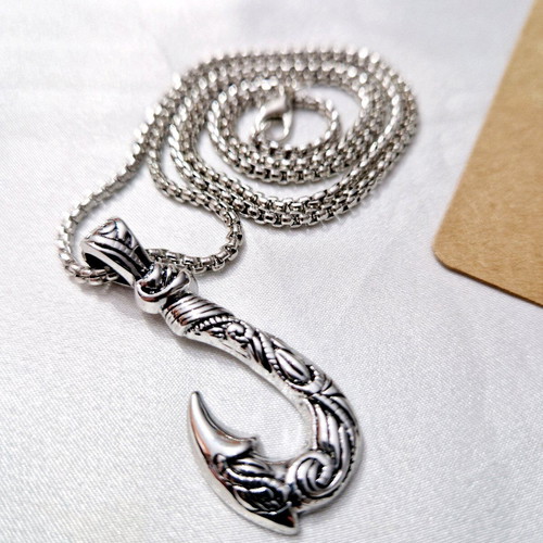 Maui Hook from Vaiana movie, new silver