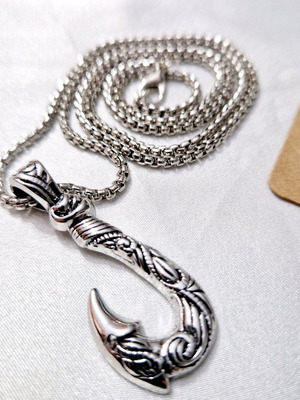 Maui Hook from Vaiana movie, new silver