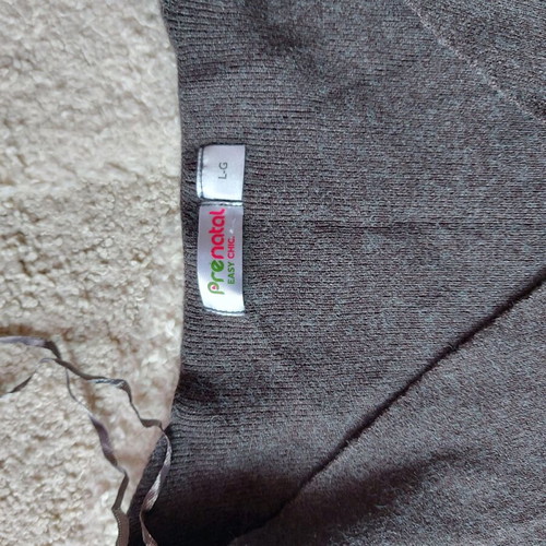 Prenatal maternity and nursing jacket L unused gray