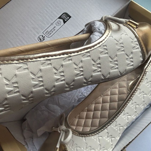 Michael Kors ballet flats size 37, gold