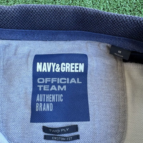 Navy Green Polo shirt medium size like new