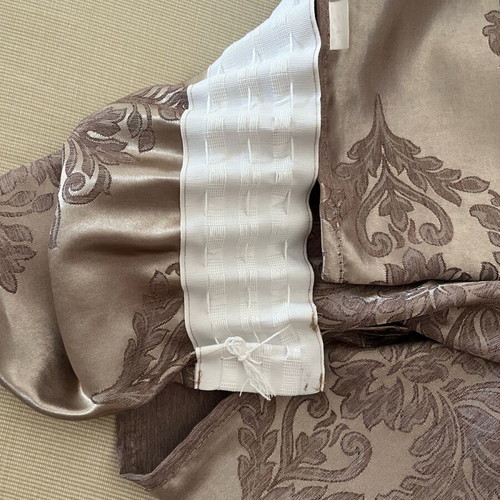 Curtains with tape like new, set of 2 pieces