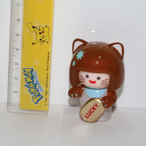 Lucky Cat Girl Figure toy like new