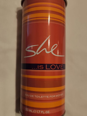 She ... is love perfume Eau de Toilette 50 ml new