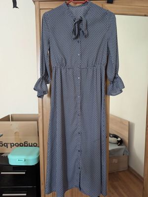 Lightweight Japanese dress, blue, size S