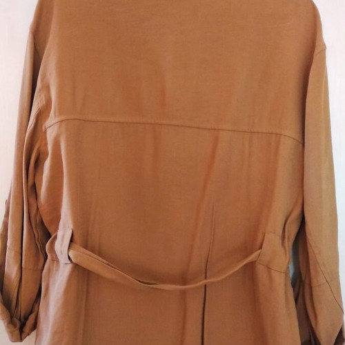 Bershka women's spring-autumn jacket in ecru color, new