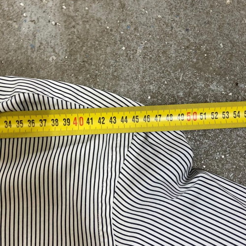 Ralph Lauren black and white striped dress shirt, M, embroidery