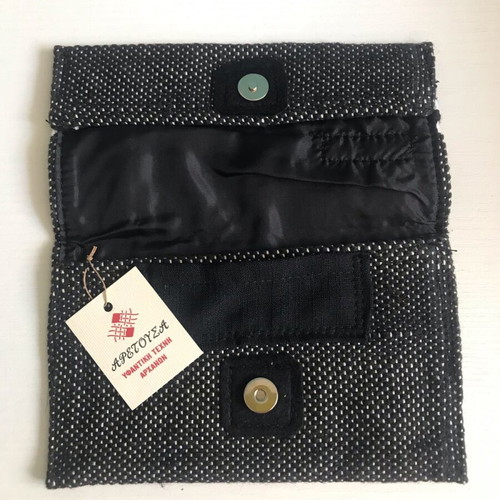 Handmade knitted tobacco pouch new with inner slot