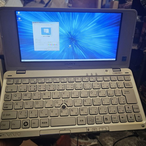 Vintage Sony Vaio VGN-P50 Pocket PC with Windows XP and charger