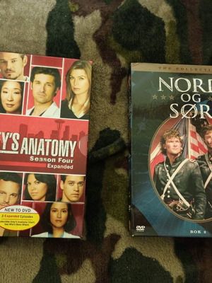 Grey's Anatomy Season 4 and North and South DVD like new with subtitles
