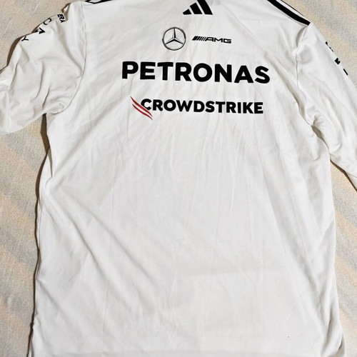 Adidas Mercedes-AMG Petronas Formula One Team Men's Long Sleeve Polo New