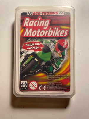 Collectible motorbike cards like new