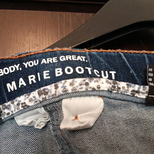 Ulla Popken Bootcut Jeans plus size like new, blue, 5XL