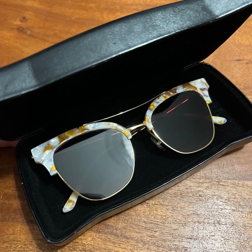 Gentle Monster oversized sunglasses used, mirrored lenses