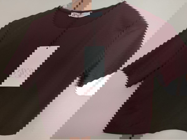 Μπλούζα crop Zara