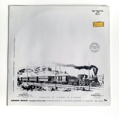 Jimmy & Susy Come Back 12" vinyl Italo-Disco