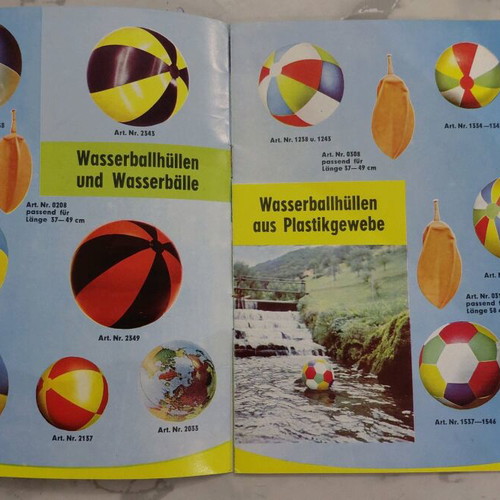 Wehncke Plastik promotional catalog from the 1960s like new
