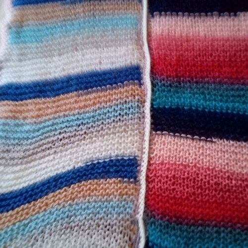Knitted handmade baby blanket like new