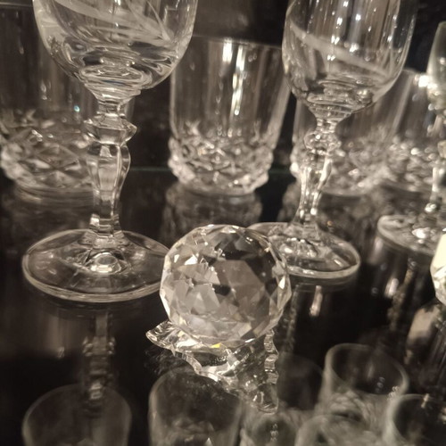 Decorative miniatures and crystals like new, set of 5+12