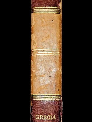 Ancient Greece Chalcographies used, volume with 113 plates and 2 maps