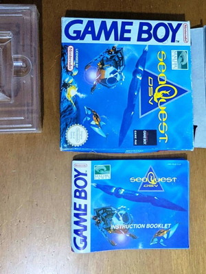 Nintendo Game Boy SeaQuest DSV αυθεντικό κουτί και εγχειρίδιο σαν καινούργιο
