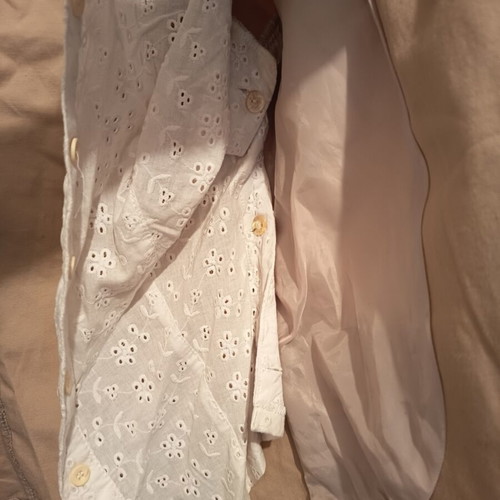 Women's suit set like new, beige, large jacket, pants size 36