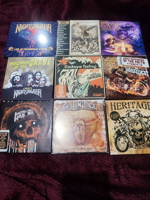 CD μεταχειρισμένα από Metal Hammer, πακέτο 9 τεμαχίων