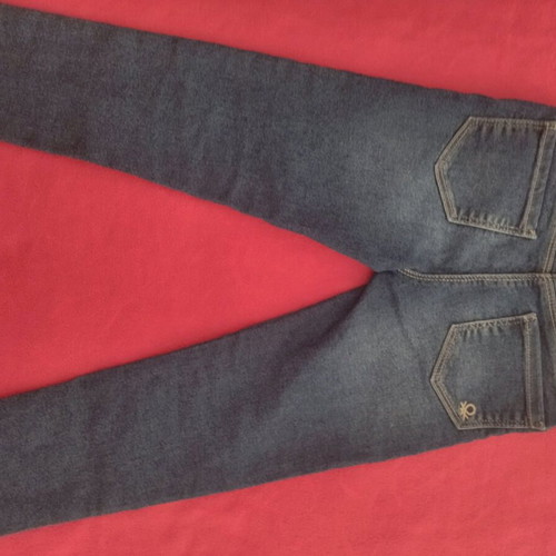 Benetton jeans like new, elastic with adjustable waistband, size 110 cm