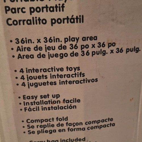 Playard like new in original box