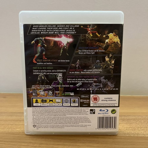 Mortal Kombat vs DC Universe PS3 game used