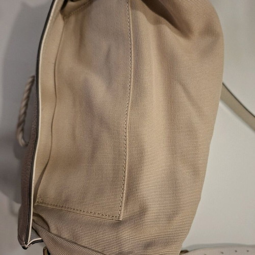 Furla leather bag like new, ivory with gold details