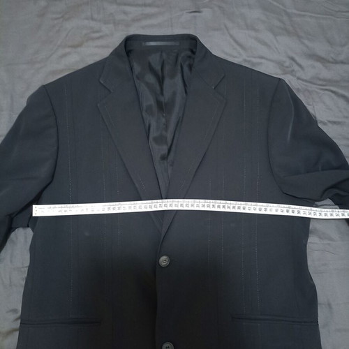 Berto Lucci Slim Fit Men's Suit Black Size 44 M like new with tie gift
