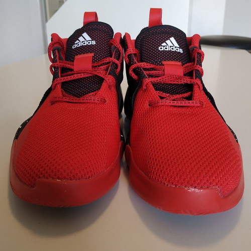 Adidas Basketball D-Rose 773 athletic shoes used, size 40, red-black
