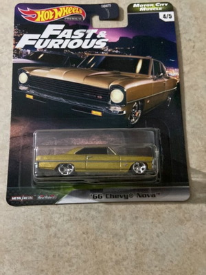 Hot Wheels Fast and Furious Chevy Nova like new