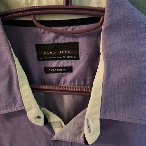 Zara men's shirt large purple like new