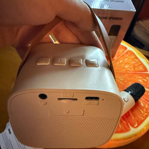 Σετ karaoke με ασύρματο ηχείο και 2 μικρόφωνα σαν καινούργιο