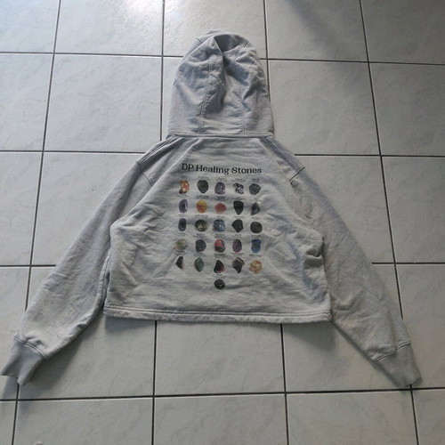 Daily Paper "healing stones" crop top grey size medium like new