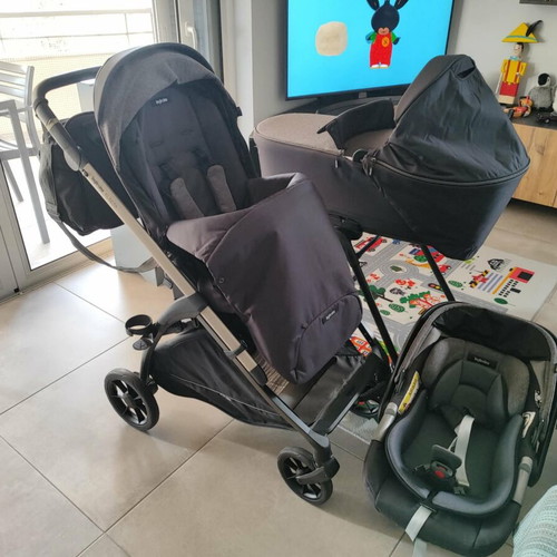 Inglesina Electa Quattro Baby Stroller Set like new with Darwin and bag