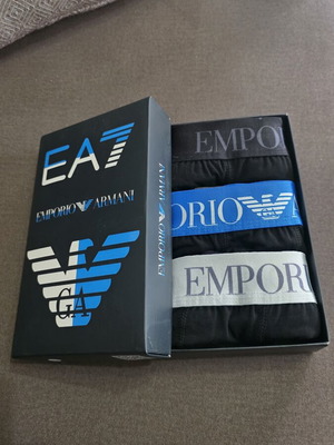 Emporio Armani men's boxer shorts pack of 3, size L
