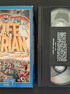 Life of Brian VHS Pal edition like new with English audio