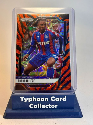 Panini Prizm EPL Eberechi Eze Tiger Stripe Choice Prizm SSP card like new