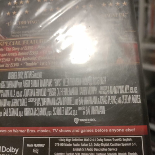 Elvis Blu-Ray movie with English subtitles