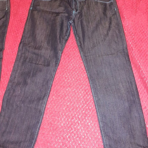 Jean skinny pants like new, blue and green stitching, size 30, pack of 2