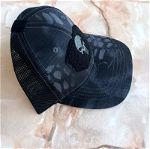 Καπέλο Punisher Μαύρο - Γκρι με Σχέδια.