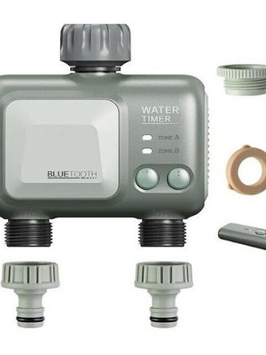Battery-Powered Bluetooth Watering Timer HCT-626 Green