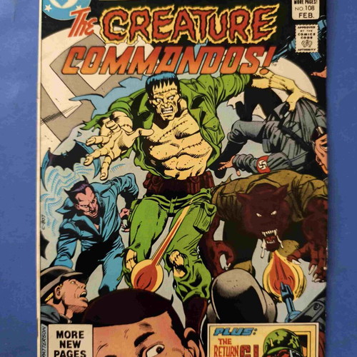 Weird War Tales 108 comic book used, English