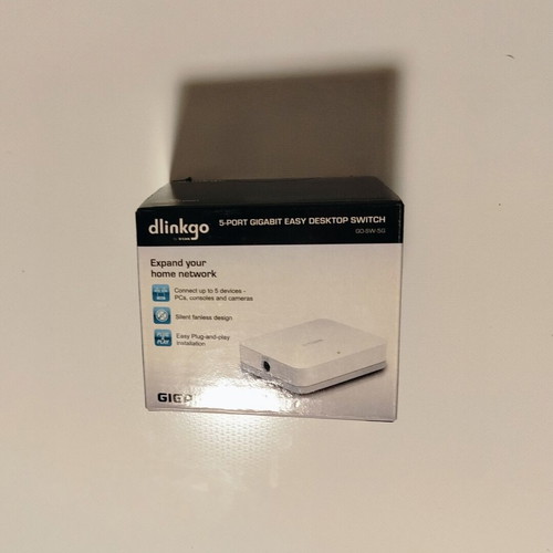 Dlinkgo 5-Port Gigabit Desktop Switch GO-SW-5G sealed new