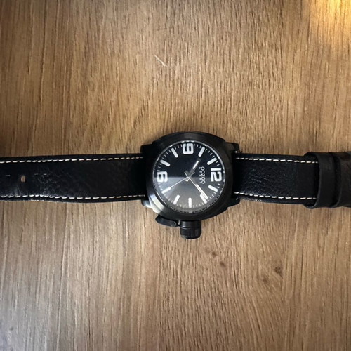 Oozoo Steel 45” watch like new, black