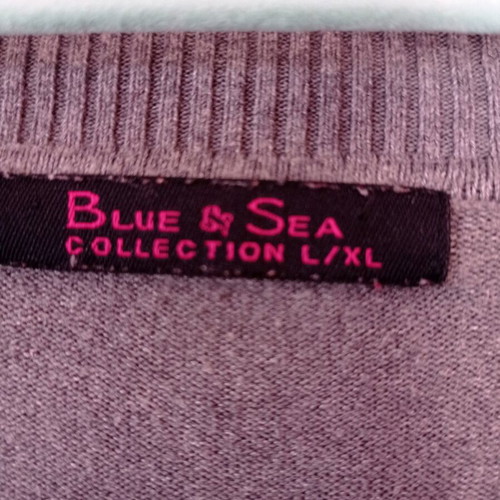 Women's gray blouse size large with embroidered sequin design like new
