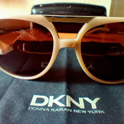 DKNY Sunglasses used, gradient lenses with case